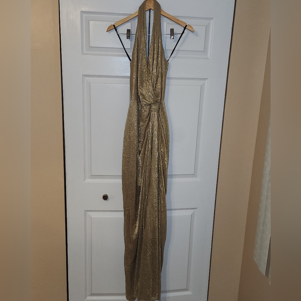 Gold Metallic Gown